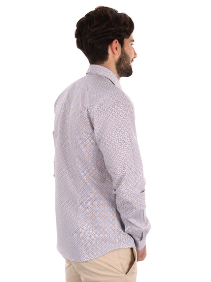 CAMICIA FANTASIA FB UOMO BEIGE