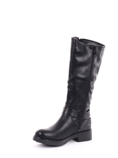 CLYO' STIVALE ALTO CON FIBBIA DONNA NERO