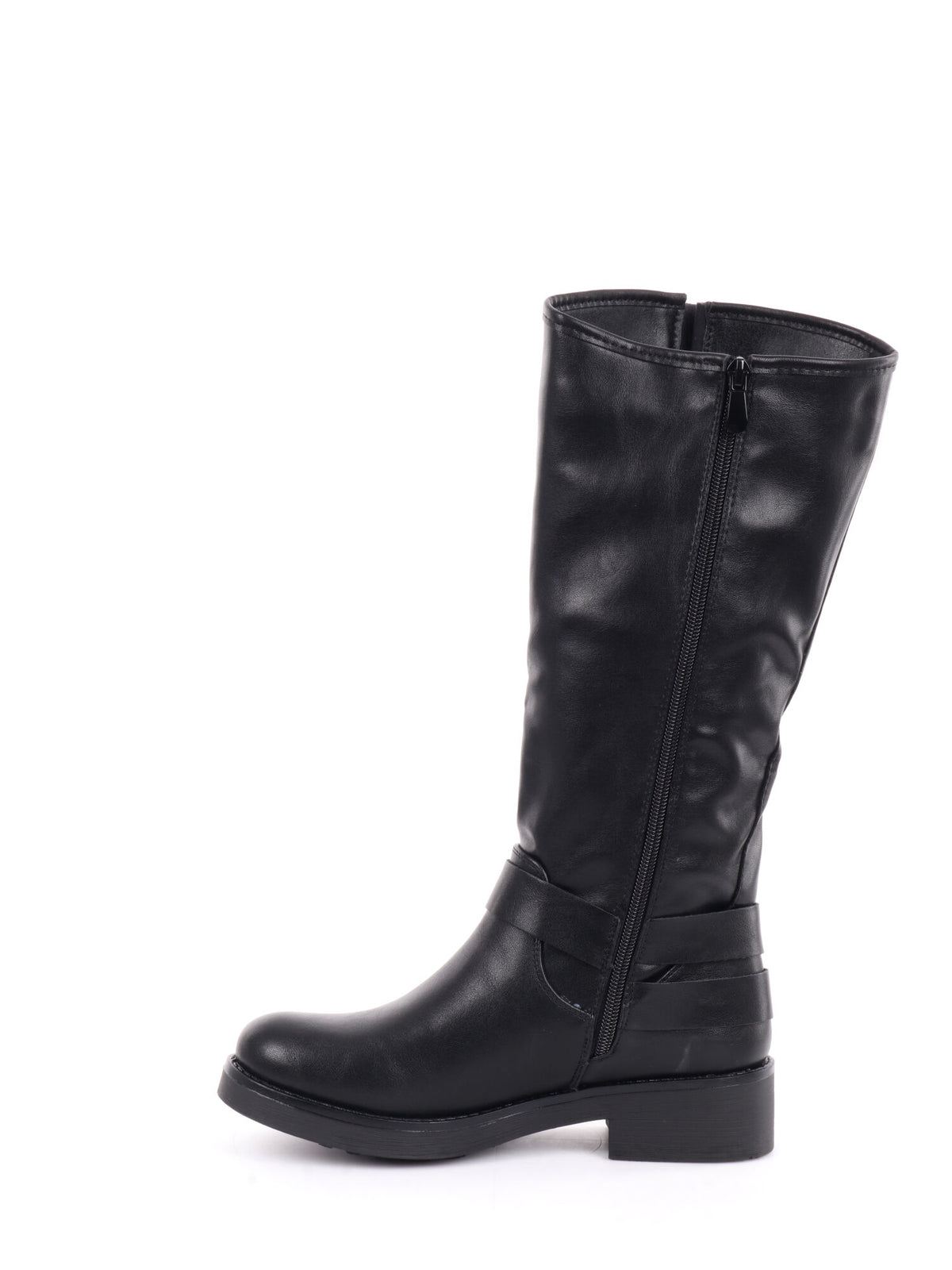 CLYO' STIVALE ALTO CON FIBBIA DONNA NERO