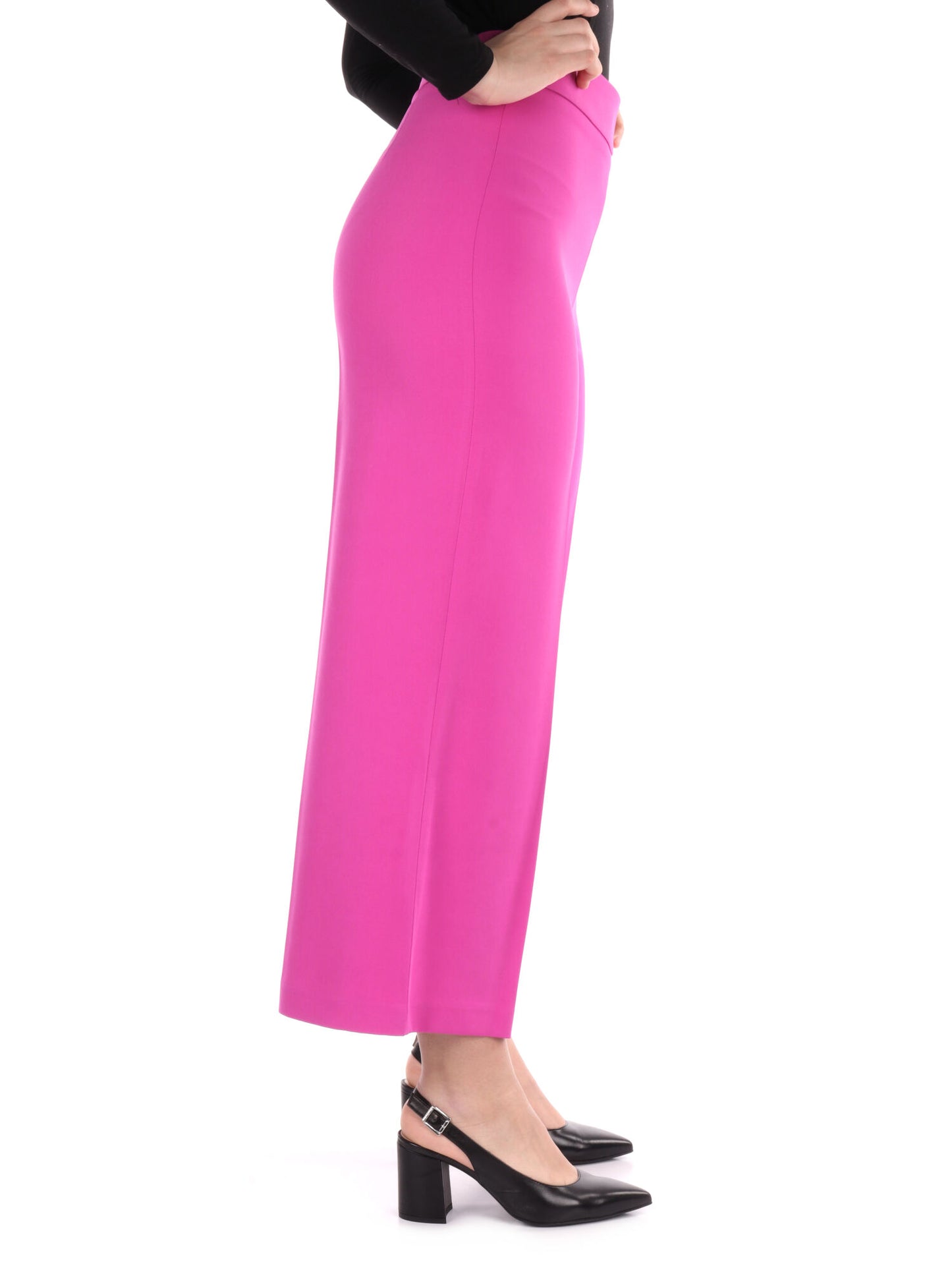 PANTALONE RACHELE CROPPED ARTIGLI DONNA GERANIO