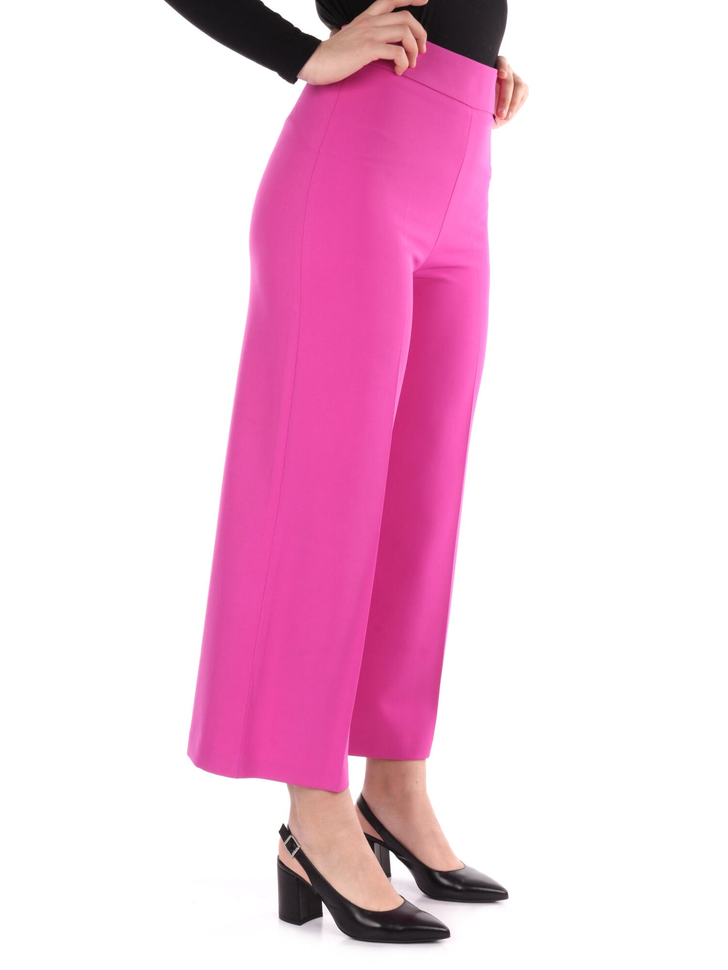 PANTALONE RACHELE CROPPED ARTIGLI DONNA GERANIO