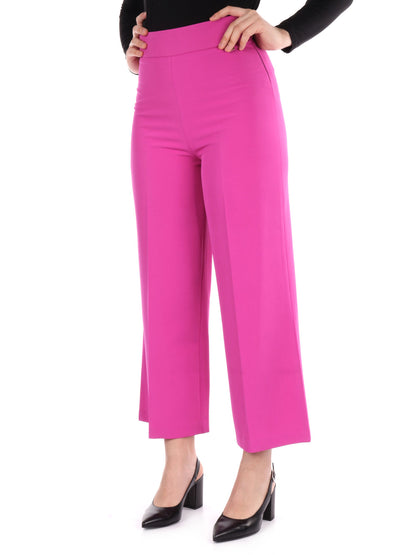 PANTALONE RACHELE CROPPED ARTIGLI DONNA GERANIO