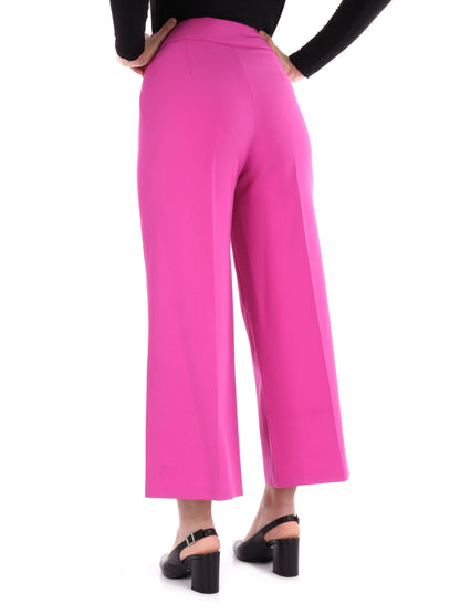 PANTALONE RACHELE CROPPED ARTIGLI DONNA GERANIO