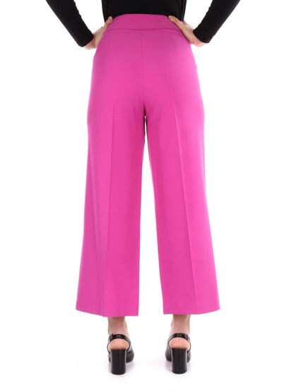 PANTALONE RACHELE CROPPED ARTIGLI DONNA GERANIO