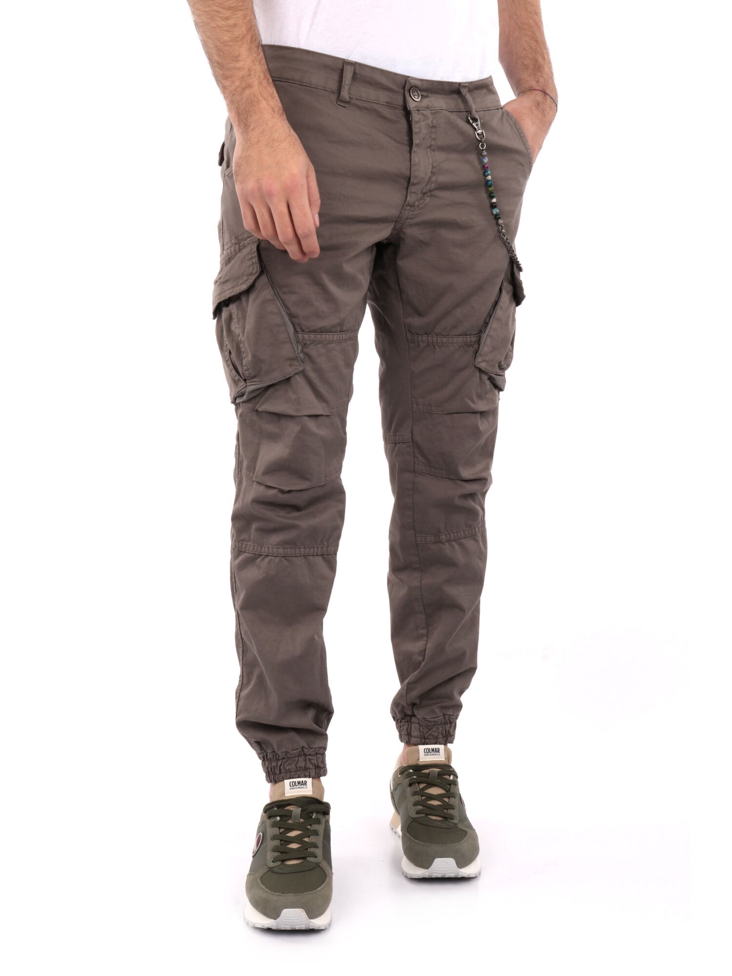 PANTALONE CARGO FB UOMO FANGO