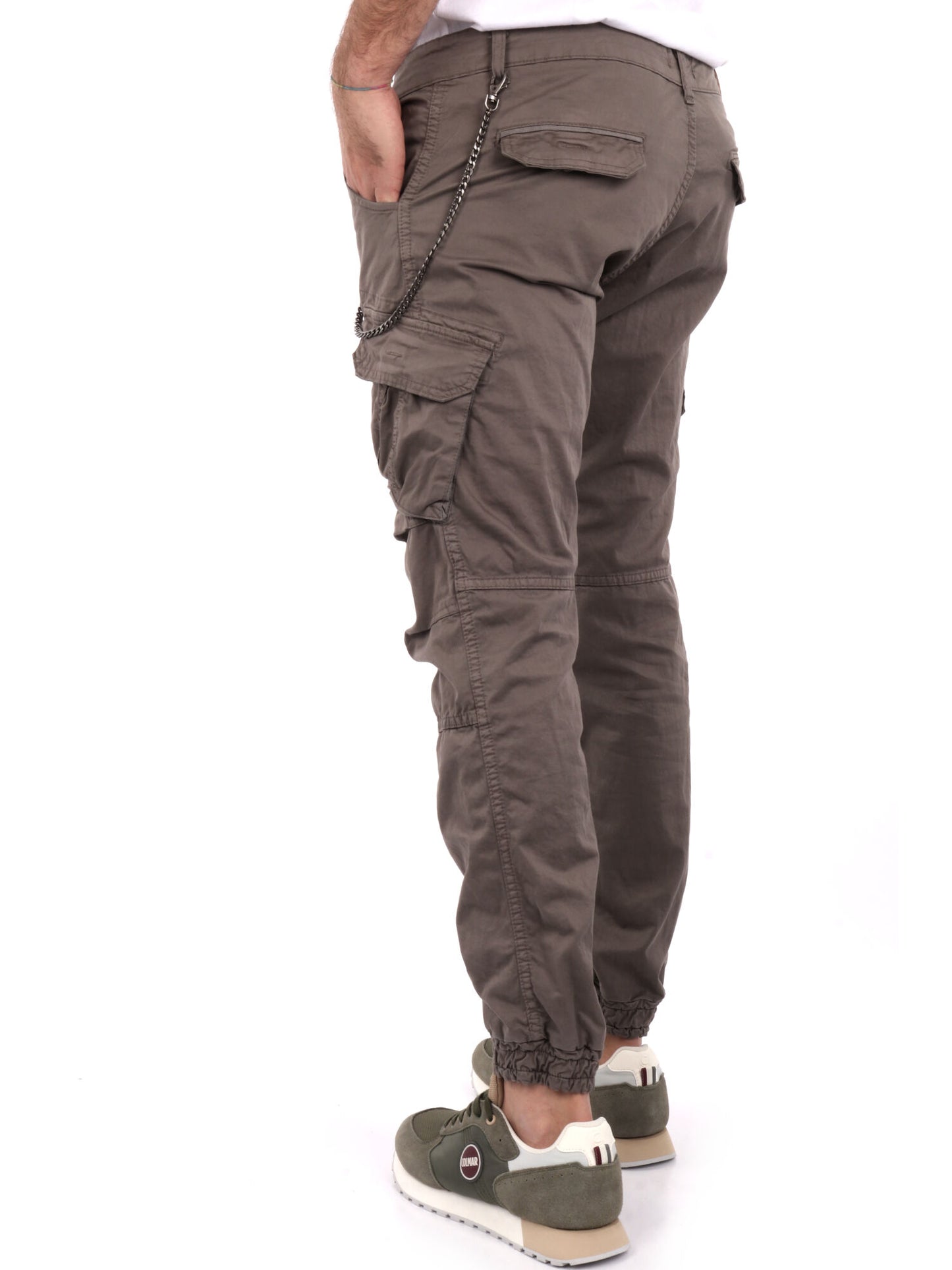 PANTALONE CARGO FB UOMO FANGO