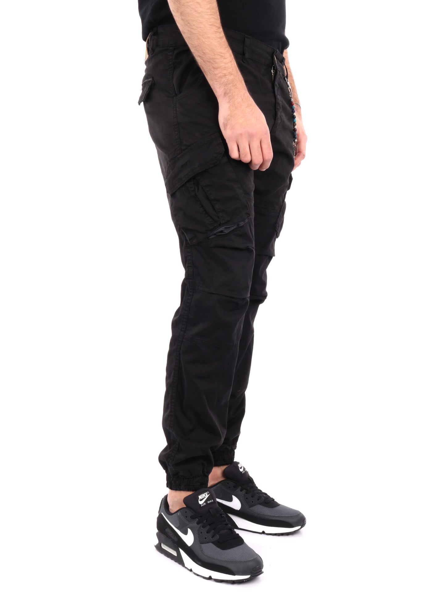 PANTALONE CARGO FB UOMO NERO