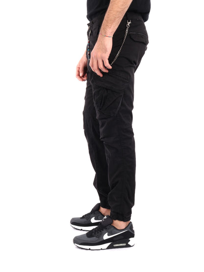 PANTALONE CARGO FB UOMO NERO