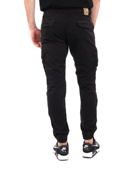 PANTALONE CARGO FB UOMO NERO