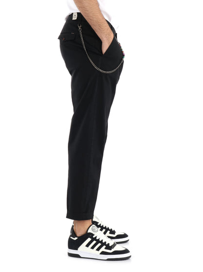 PANTALONE SANTOS FB UOMO NERO