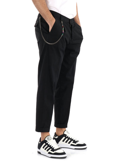 PANTALONE SANTOS FB UOMO NERO
