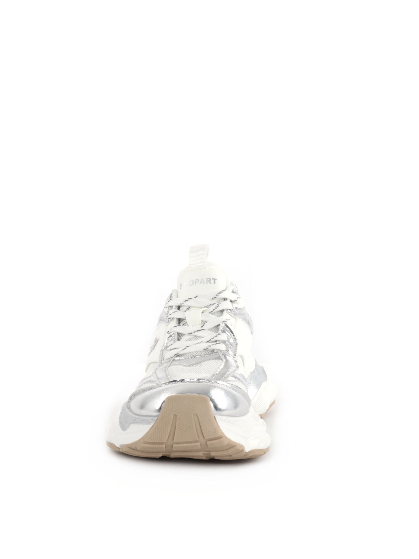 SNEAKERS CHUCKY QUINN SHOPART DONNA BIANCO ARGENTO