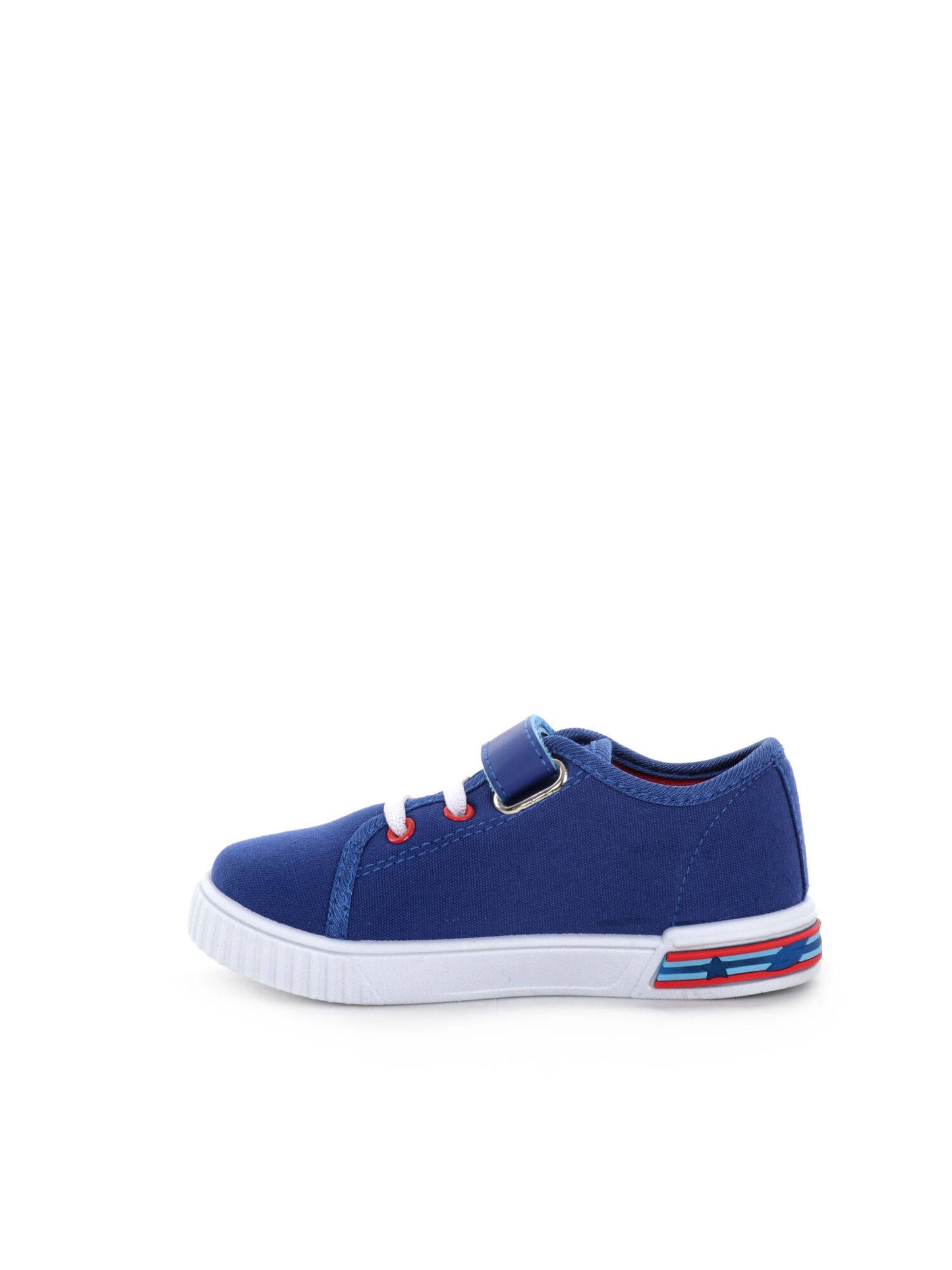 SNEAKERS IN TELA CON LUCI SONIC LEOMIL BAMBINO COBALTO