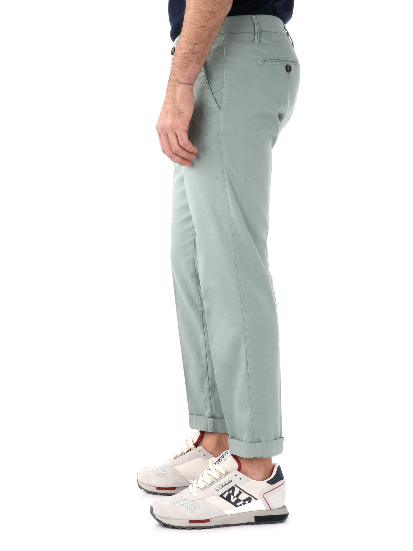 PANTALONE MICROFANTASIA FB UOMO PISTACCHIO
