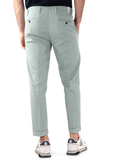 PANTALONE MICROFANTASIA FB UOMO PISTACCHIO