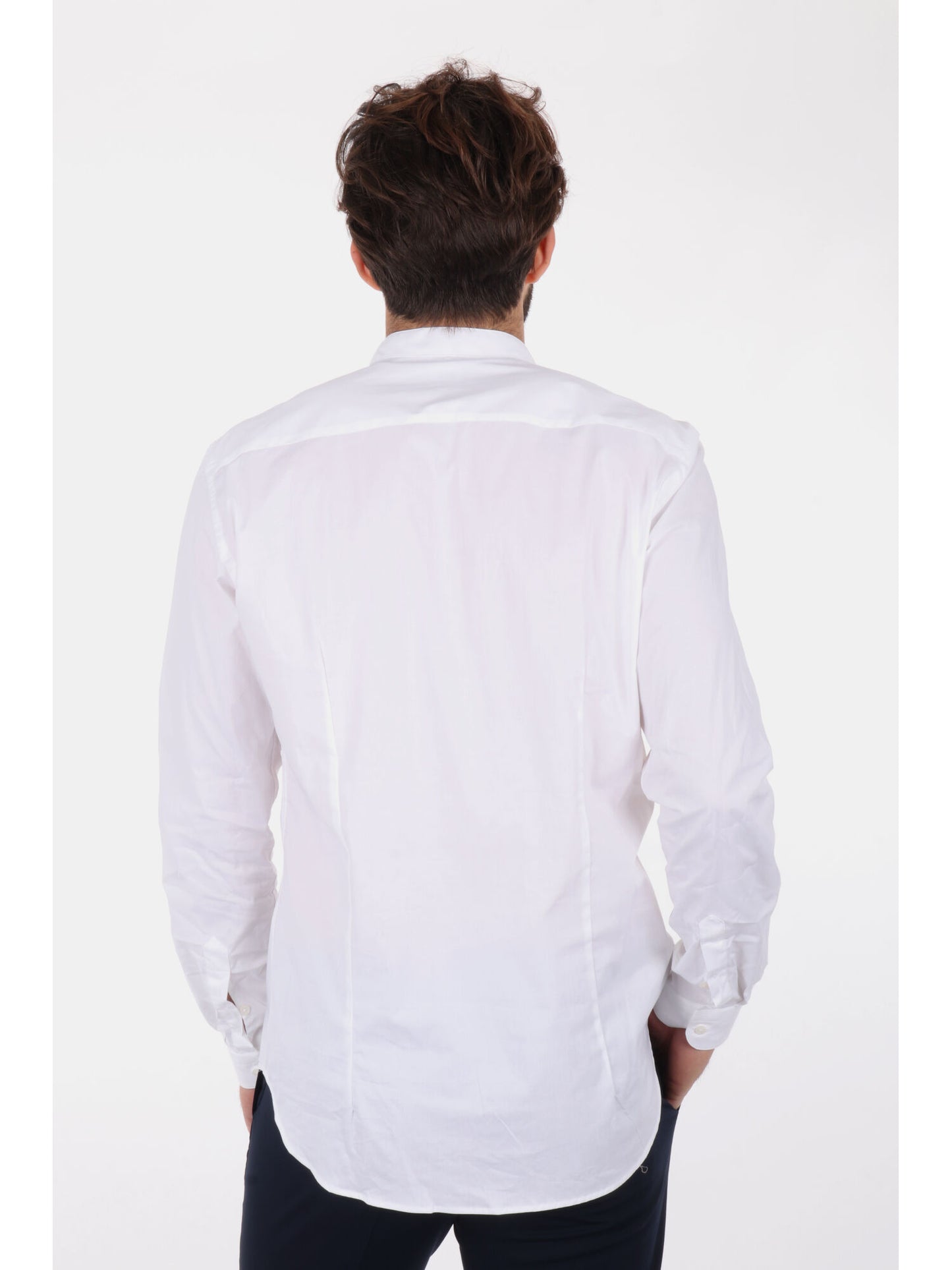 CAMICIA CON COLLETTO COREA SINGAPORE FB UOMO BIANCO