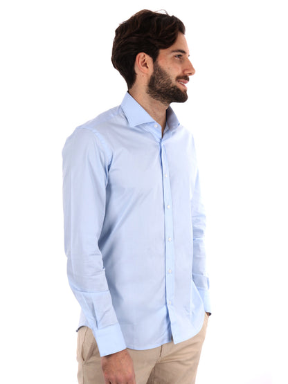 CAMICIA SOFT FB UOMO CELESTE