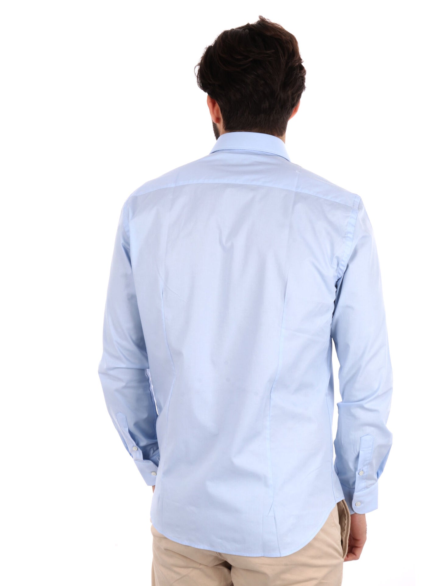 CAMICIA SOFT FB UOMO CELESTE