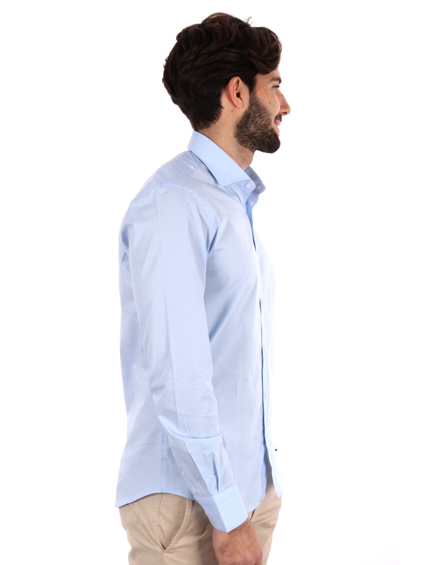 CAMICIA SOFT FB UOMO CELESTE