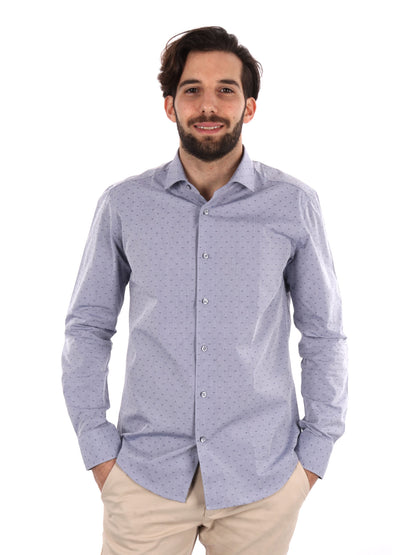 Camicia uomo FB Sorriso 387 in tessuto denim elegante