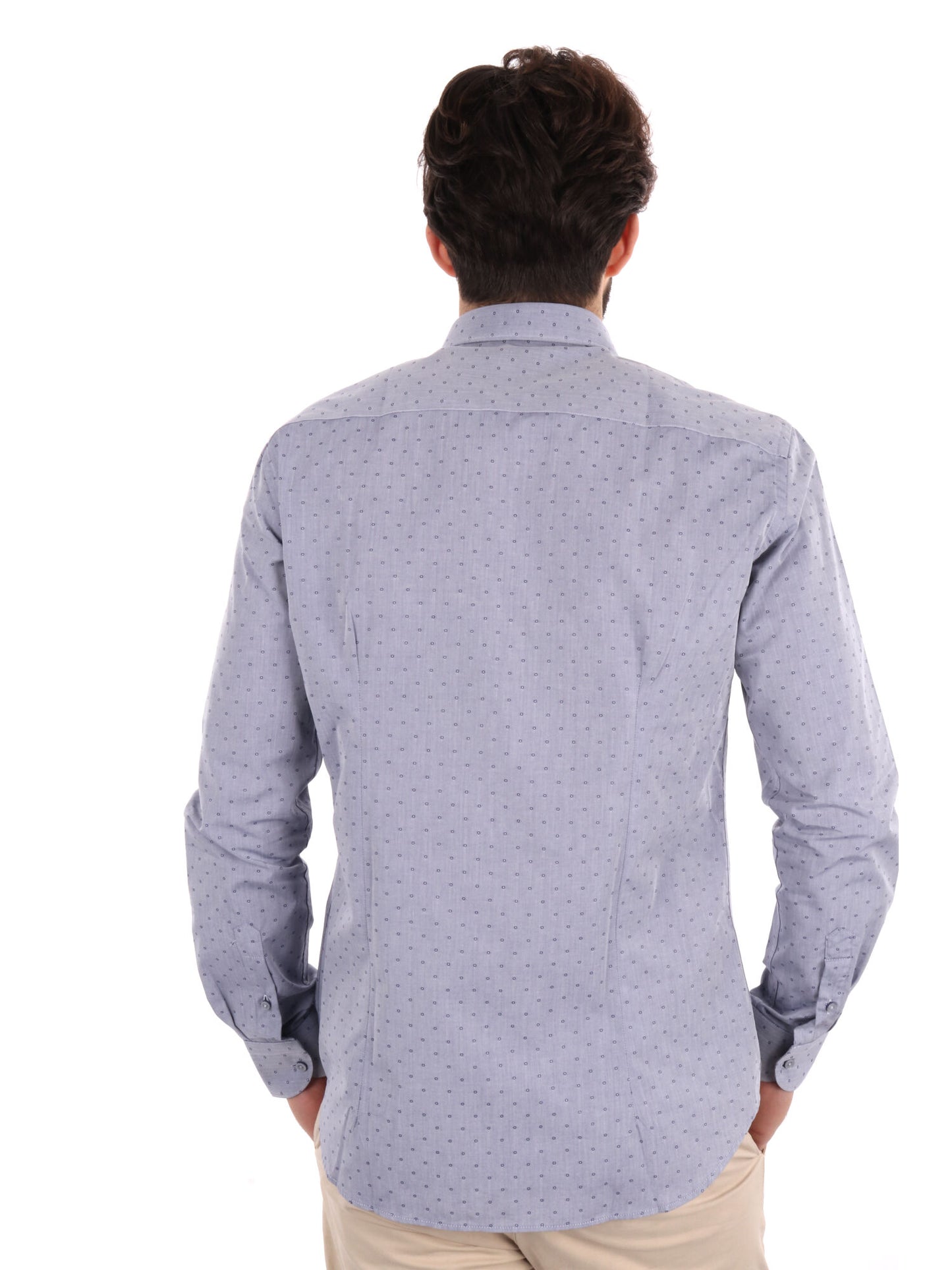 Camicia uomo FB Sorriso 387 in tessuto denim elegante