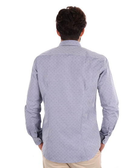 Camicia uomo FB Sorriso 387 in tessuto denim elegante