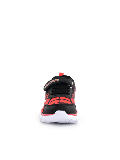 SNEAKERS CON SUOLA SCANALATA E LUCI SPIDERMAN LEOMIL BAMBINO NERO ROSSO