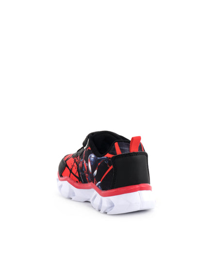 SNEAKERS CON SUOLA SCANALATA E LUCI SPIDERMAN LEOMIL BAMBINO NERO ROSSO