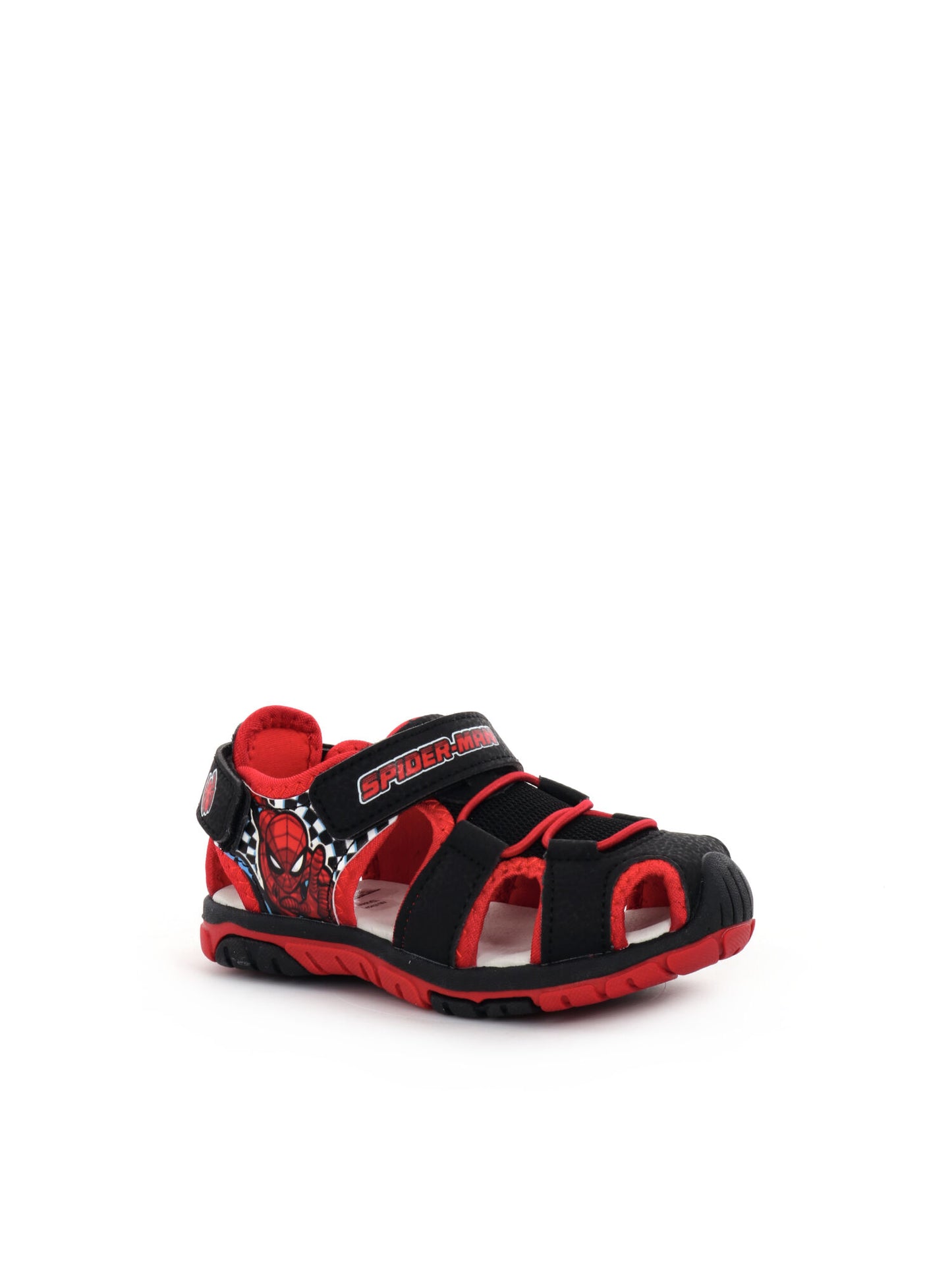SANDALO SPIDERMAN lLEOMIL BAMBINO NERO ROSSO