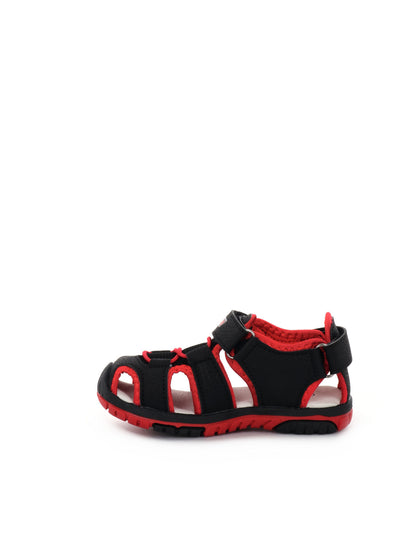 SANDALO SPIDERMAN lLEOMIL BAMBINO NERO ROSSO