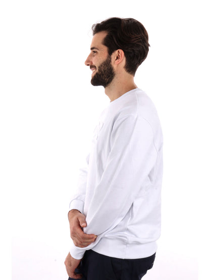 FELPA GIROCOLLO DROP SEASON 2 UOMO BIANCO