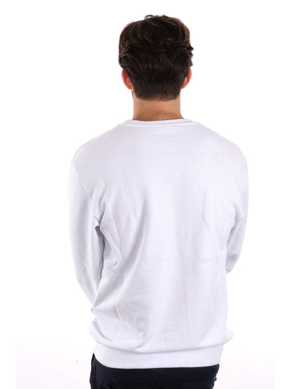 FELPA GIROCOLLO DROP SEASON 2 UOMO BIANCO