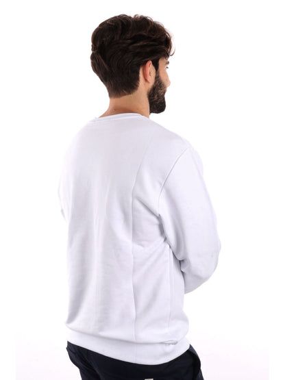 FELPA GIROCOLLO DROP SEASON 2 UOMO BIANCO