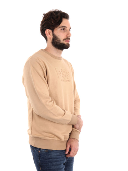 FELPA GIROCOLLO DROP SEASON 2 UOMO BISCOTTO