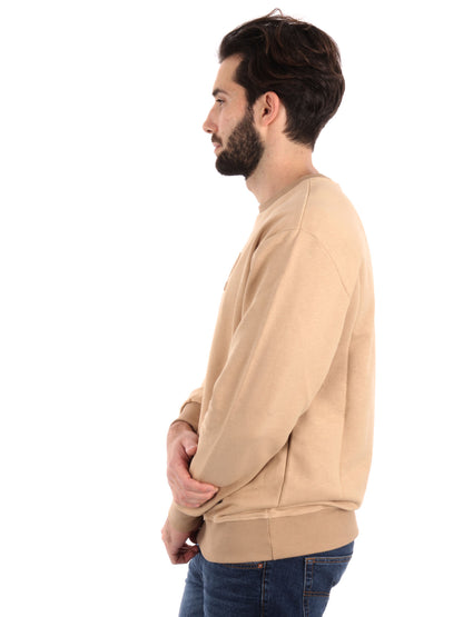 FELPA GIROCOLLO DROP SEASON 2 UOMO BISCOTTO
