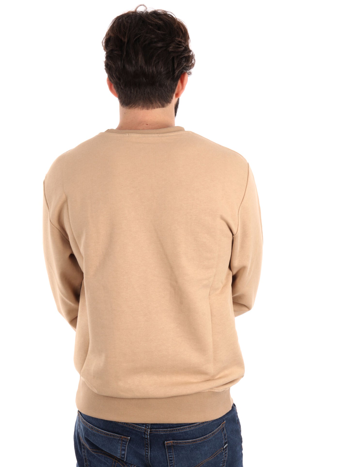 FELPA GIROCOLLO DROP SEASON 2 UOMO BISCOTTO