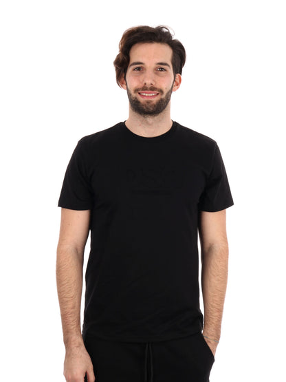 T-SHIRT LOGO A RILIEVO DROP SEASON 2 UOMO NERO