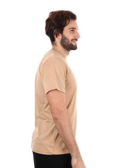 T-SHIRT LOGO A RILIEVO DROP SEASON 2 UOMO BISCOTTO