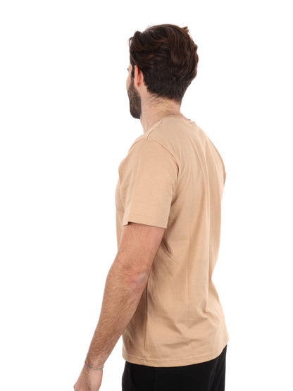T-SHIRT LOGO A RILIEVO DROP SEASON 2 UOMO BISCOTTO