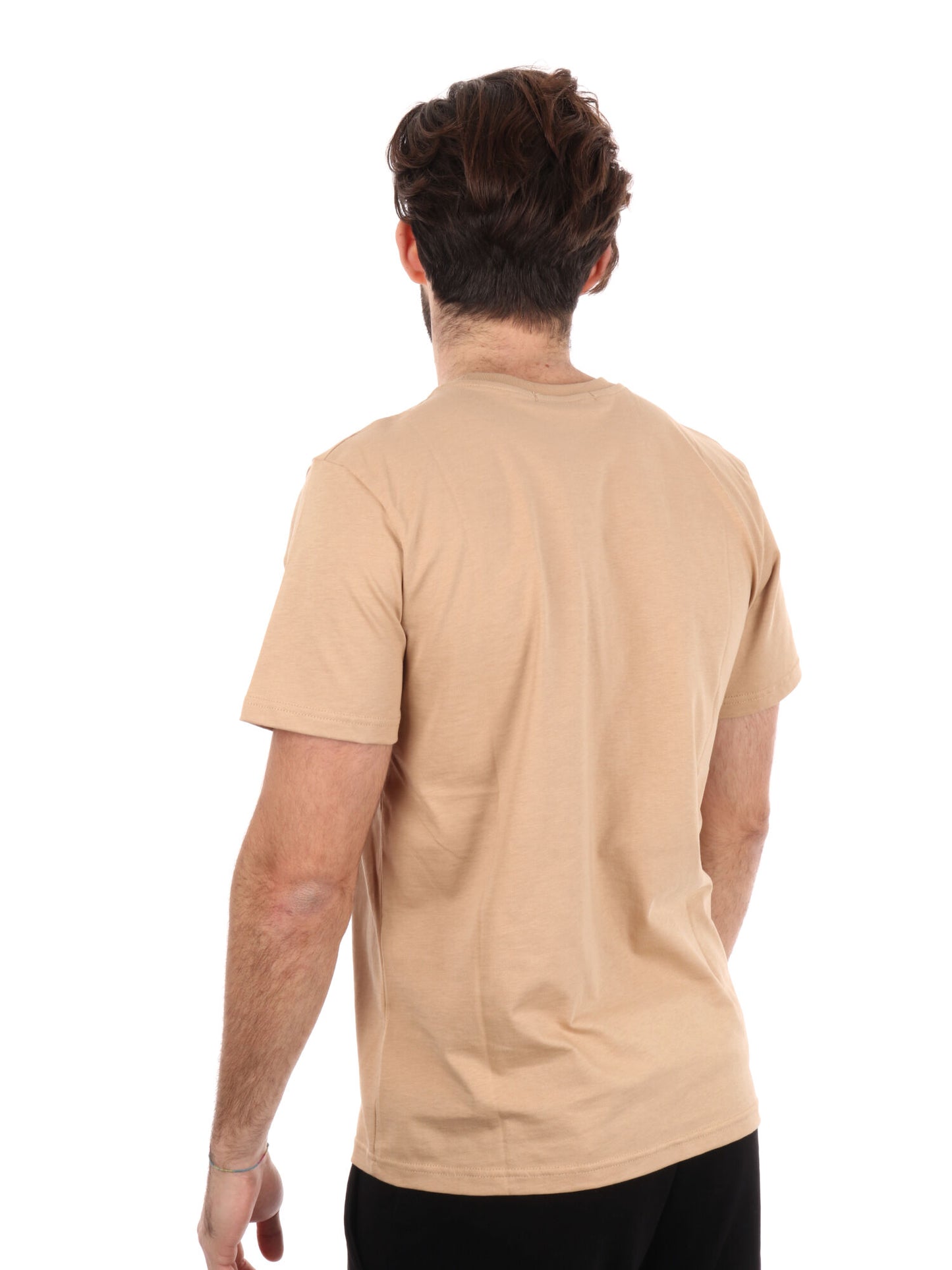 T-SHIRT LOGO A RILIEVO DROP SEASON 2 UOMO BISCOTTO