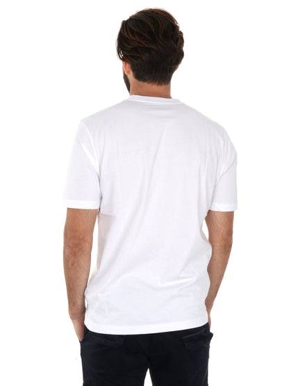 T-shirt Pierce di Refrigiwear da uomo bianca con taschino logo
