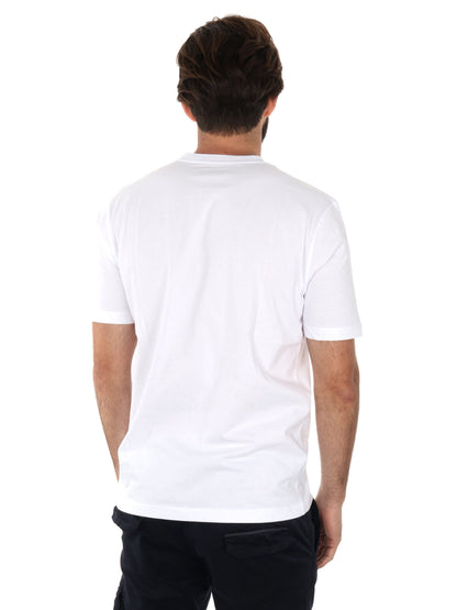 T-shirt Pierce di Refrigiwear da uomo bianca con taschino logo