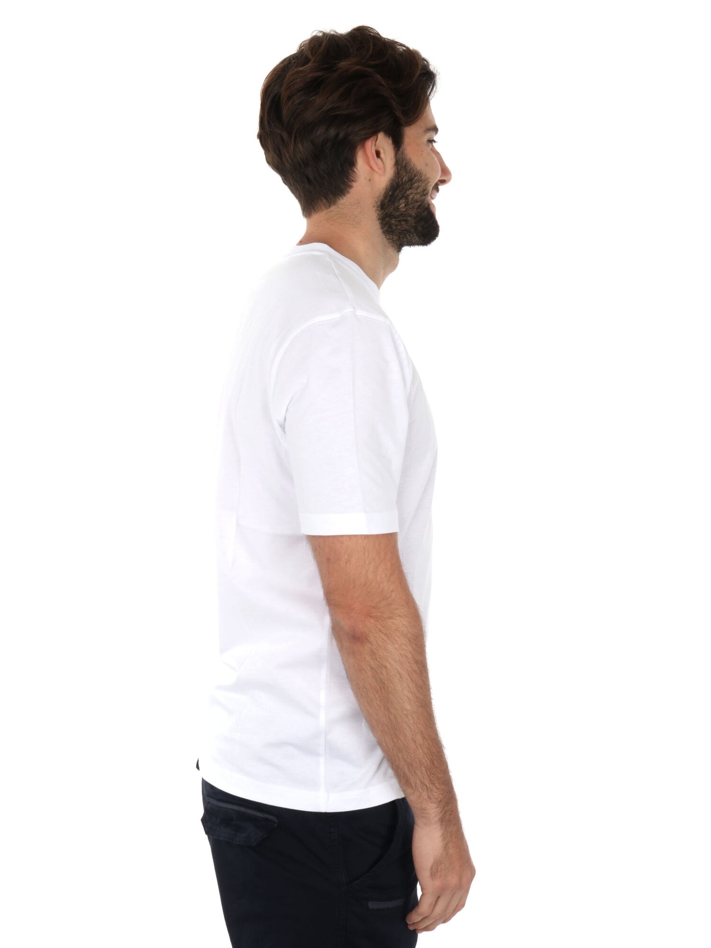 T-shirt Pierce di Refrigiwear da uomo bianca con taschino logo