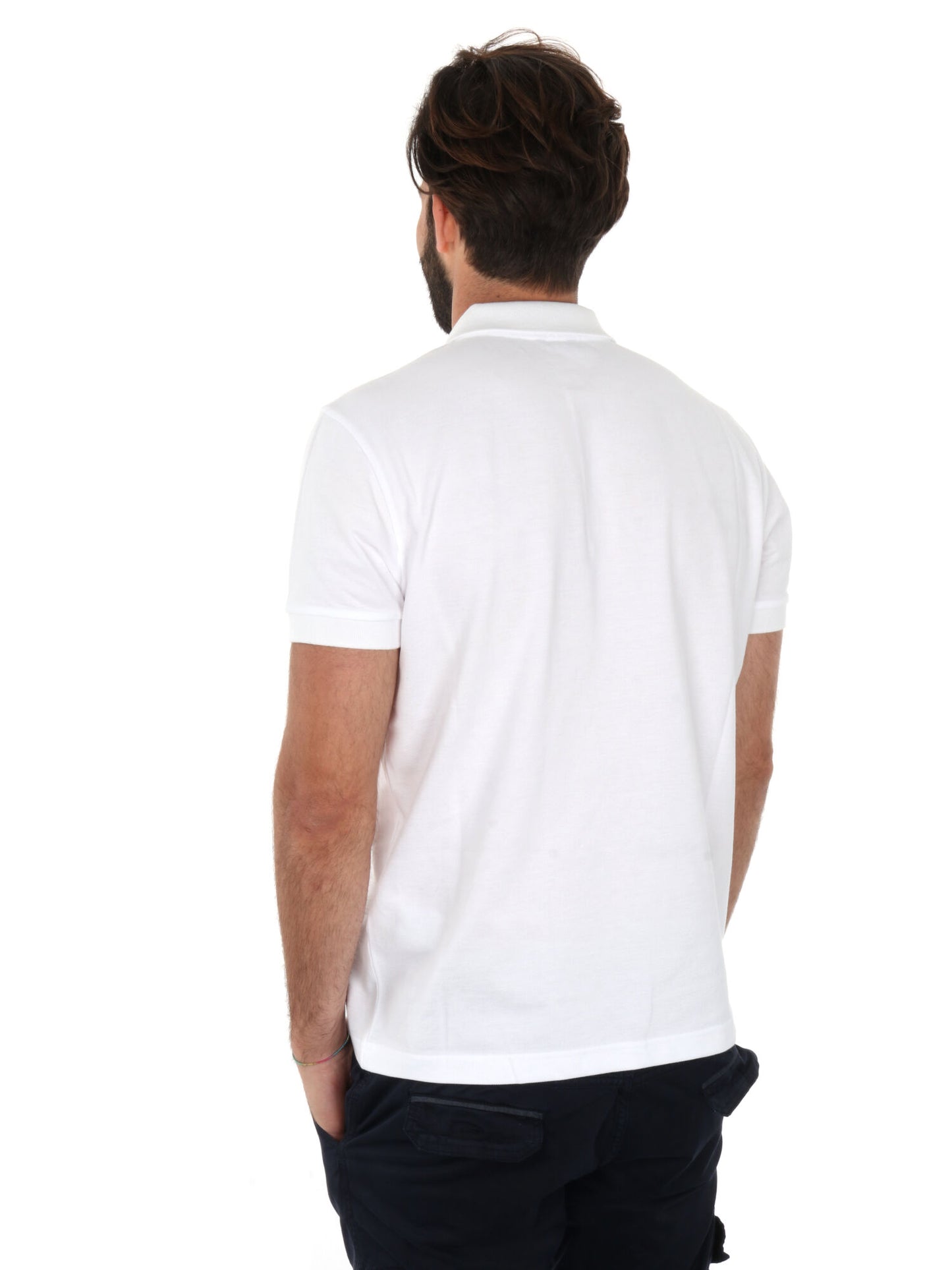 Polo Kurt Refrigiwear da uomo bianca in cotone traspirante