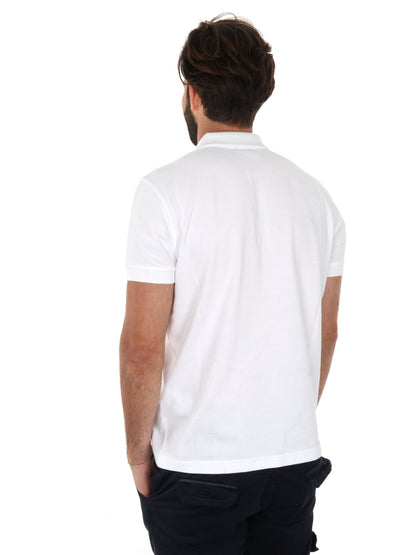Polo Kurt Refrigiwear da uomo bianca in cotone traspirante