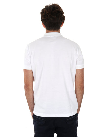 Polo Kurt Refrigiwear da uomo bianca in cotone traspirante