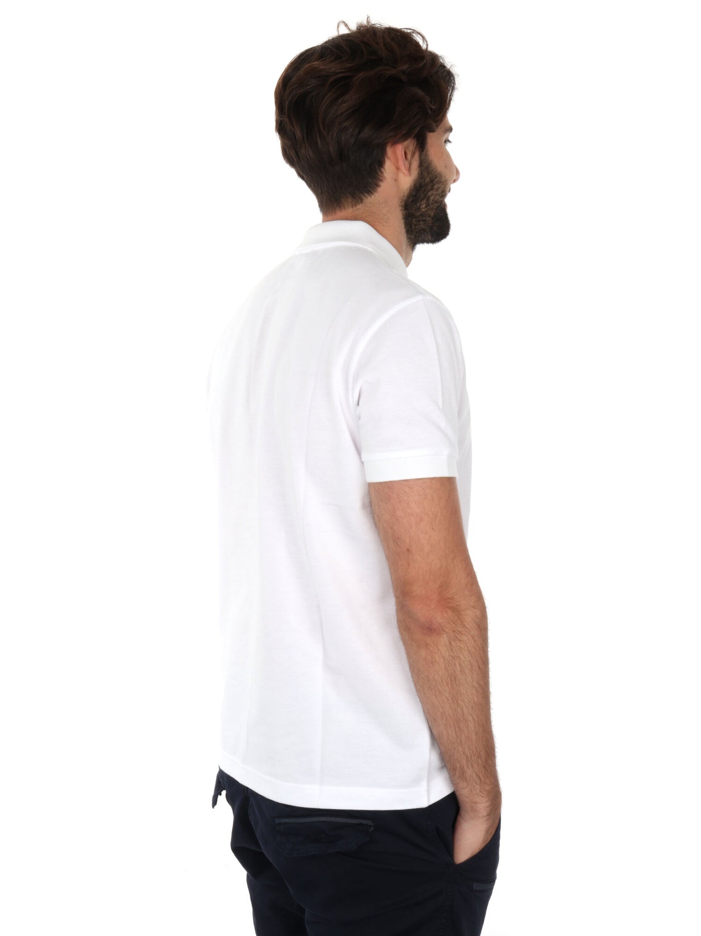 Polo Kurt Refrigiwear da uomo bianca in cotone traspirante