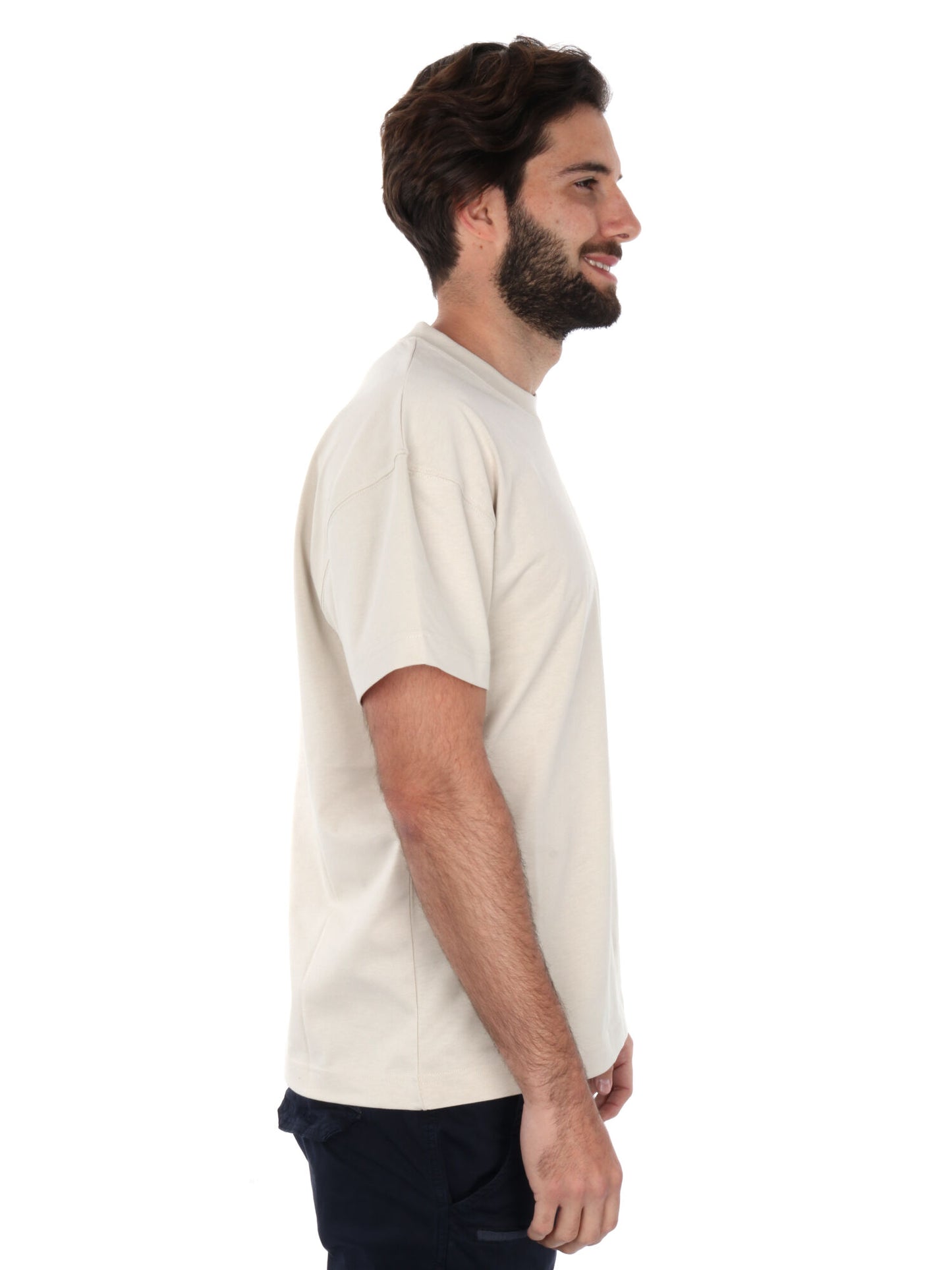 T-SHIRT CLASH REFRIGIWEAR UOMO BEIGE