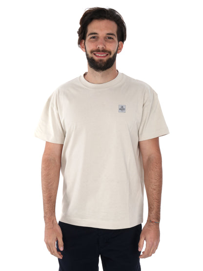T-SHIRT CLASH REFRIGIWEAR UOMO BEIGE