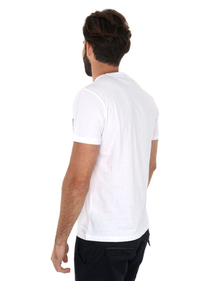 T-SHIRT CON TASCHINO YES ZEE UOMO GESSO